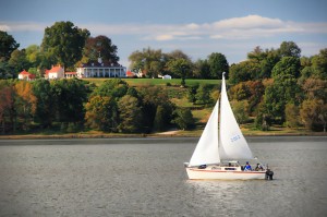 View of Mount Vernon from the Potomac